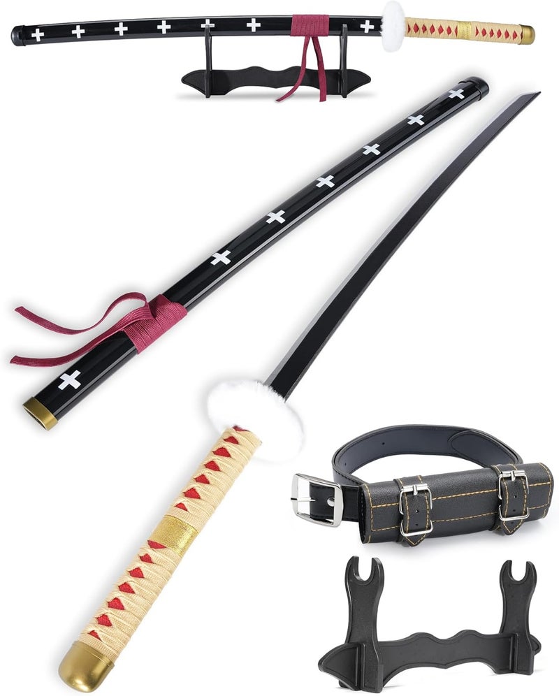 Cold Blade Katana Sword - 41 inches Katana Replica with Holster Belt and Display Stand - Sword with Authentic Design - Image 1